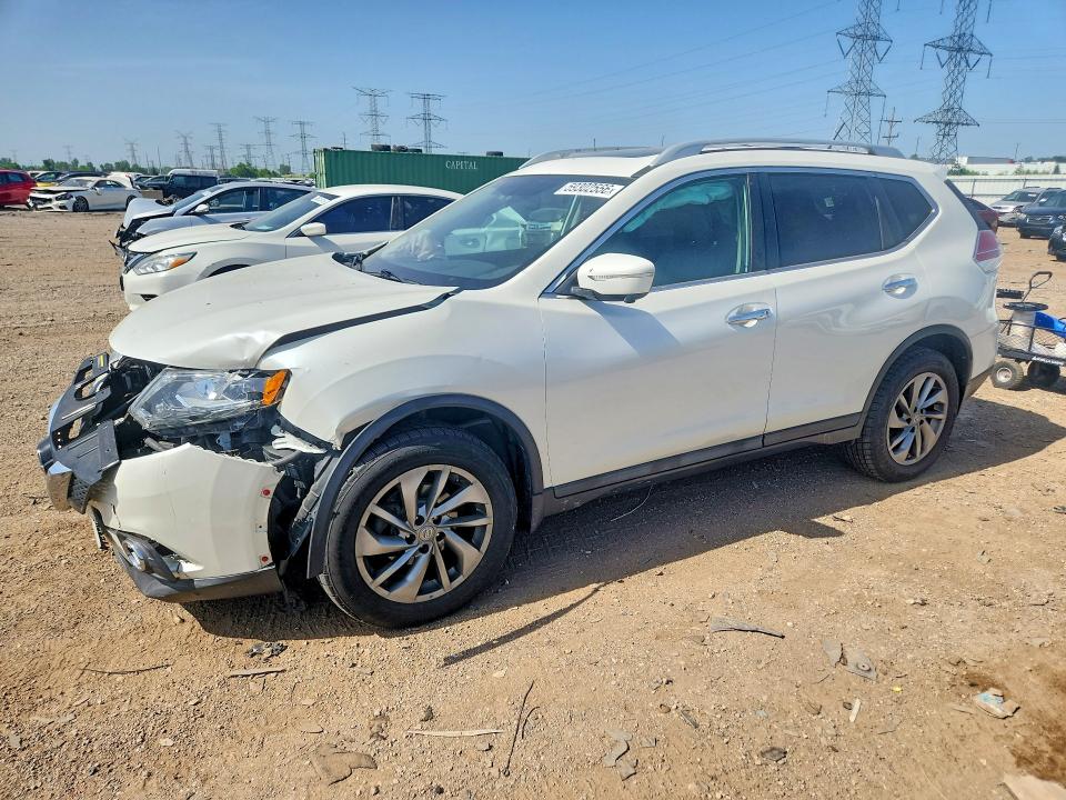 2015 Nissan Rogue მანქანა იყიდება აუქციონზე, vin: 5N1AT2MV8FC862253, აუქციონის ნომერი: 59302566