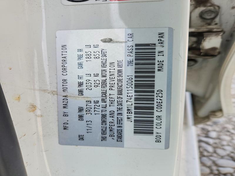 2014 Mazda 3 მანქანა იყიდება აუქციონზე, vin: JM1BM1L74E1150061, აუქციონის ნომერი: 61537636