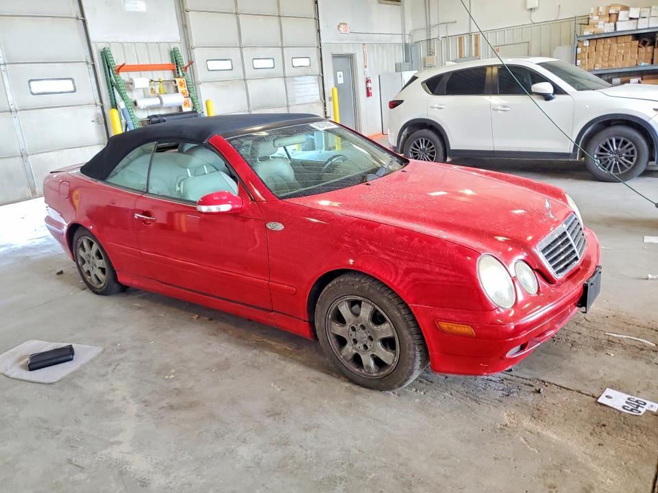 2003 Mercedes-benz Clk მანქანა იყიდება აუქციონზე, vin: WDBLK65G53T135413, აუქციონის ნომერი: 59370506