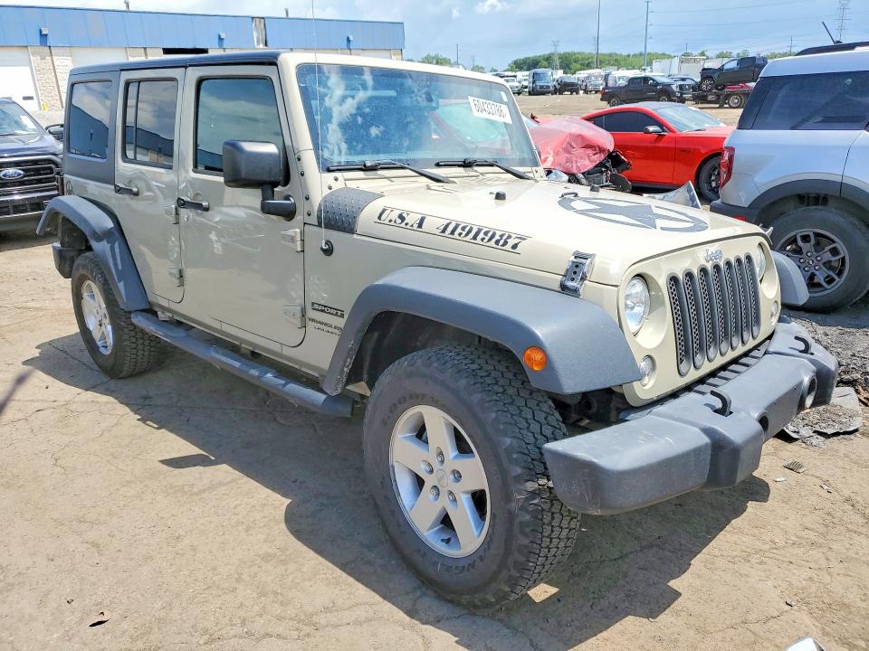 Продажа на аукционе авто 2018 Jeep Wrangler Unlimited, vin: 1C4BJWDG7JL825775, номер лота: 60433786