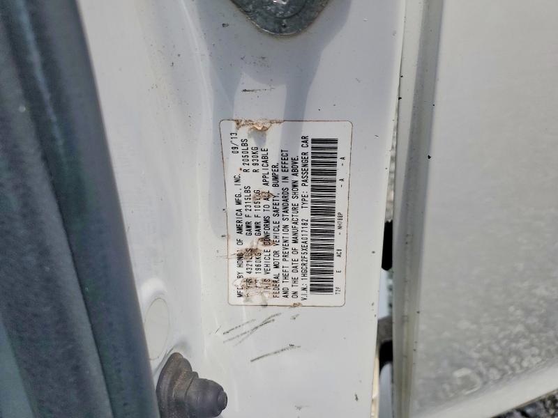 Продажа на аукционе авто 2014 Honda Accord, vin: 1HGCR2F5XEA017182, номер лота: 59977586