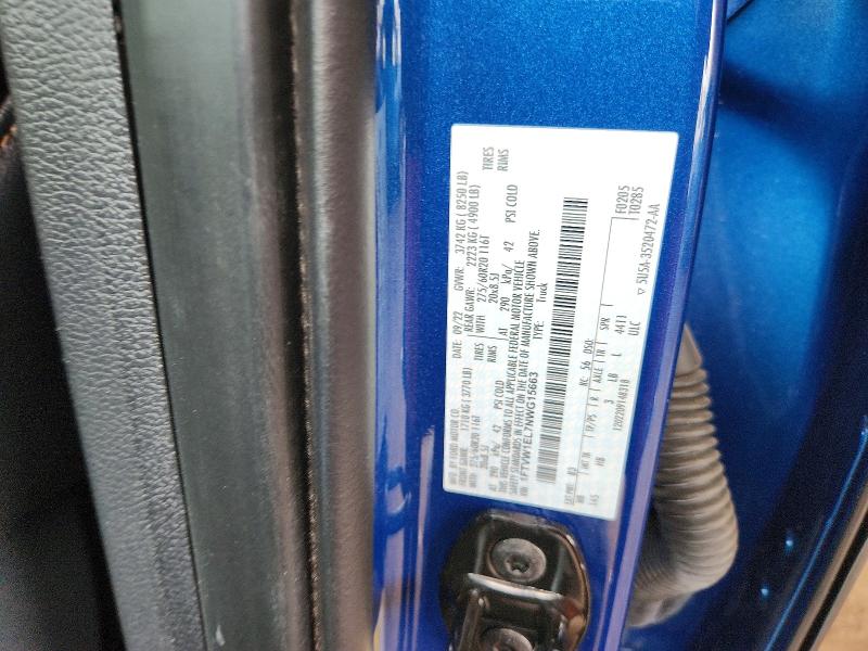 Auction sale of the 2022 Ford F150, vin: 1FTVW1EL7NWG15663, lot number: 62775126