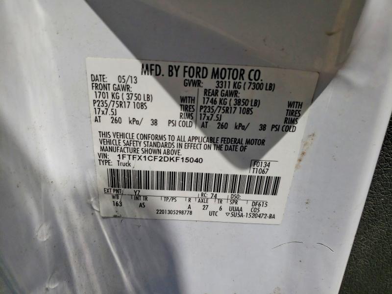 Aukcja sprzedaży 2013 Ford F150, vin: 1FTFX1CF2DKF15040, numer aukcji: 61637706