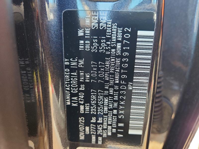 Aukcja sprzedaży 2026 Kia Sportage, vin: 5XYK23DF9TG391702, numer aukcji: 60619946