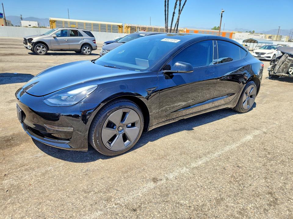Продажа на аукционе авто 2023 Tesla Model 3, vin: 5YJ3E1EA7PF698947, номер лота: 60021916