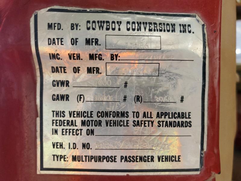 1987 Chevrolet Suburban მანქანა იყიდება აუქციონზე, vin: 1GCEV16K4HF115571, აუქციონის ნომერი: 60383276