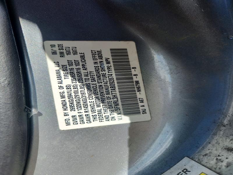 Продажа на аукционе авто 2010 Honda Odyssey, vin: 5FNRL3H77AB092874, номер лота: 61153516