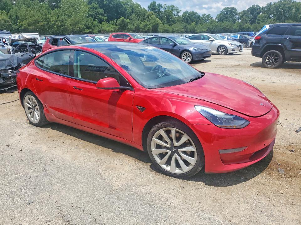 61514176 :رقم المزاد ، 5YJ3E1EA4NF290385 vin ، 2022 Tesla Model 3 مزاد بيع