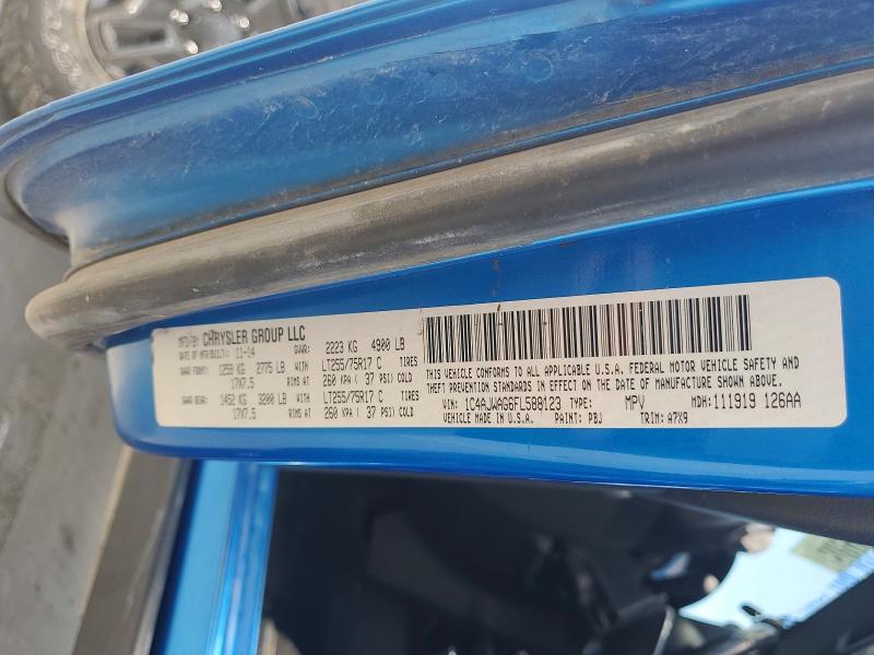 Продаж на аукціоні авто 2015 Jeep Wrangler, vin: 1C4AJWAG6FL588123, номер лоту: 58904606