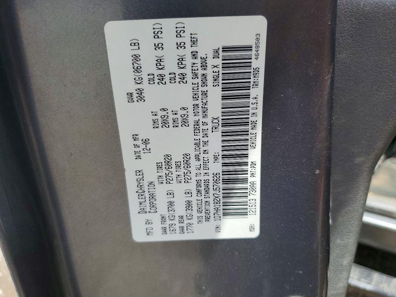 Aukcja sprzedaży 2007 Dodge Ram 1500, vin: 1D7HA182X7J570626, numer aukcji: 61503216