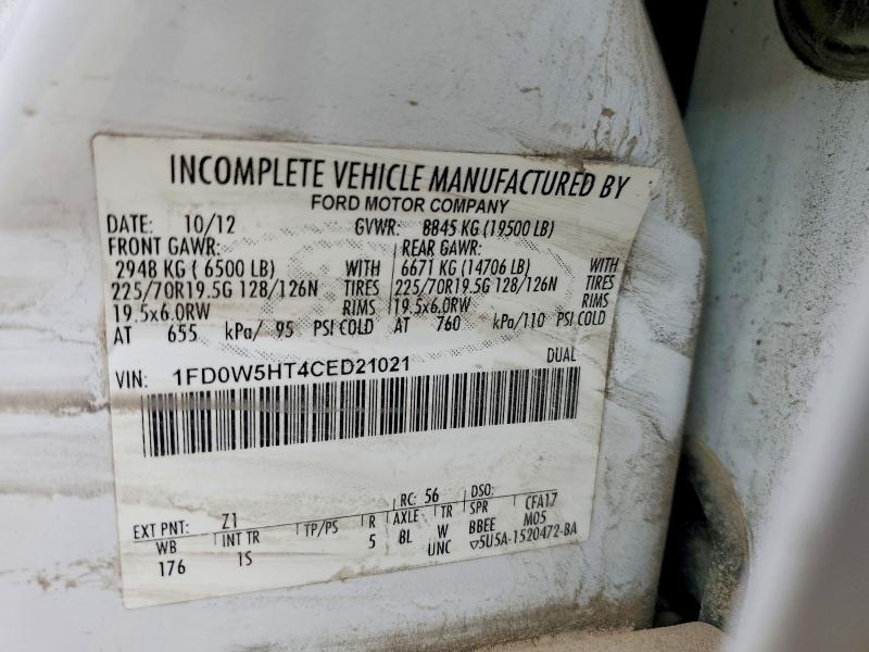 2012 Ford F550 მანქანა იყიდება აუქციონზე, vin: 1FD0W5HT4CED21021, აუქციონის ნომერი: 62411966
