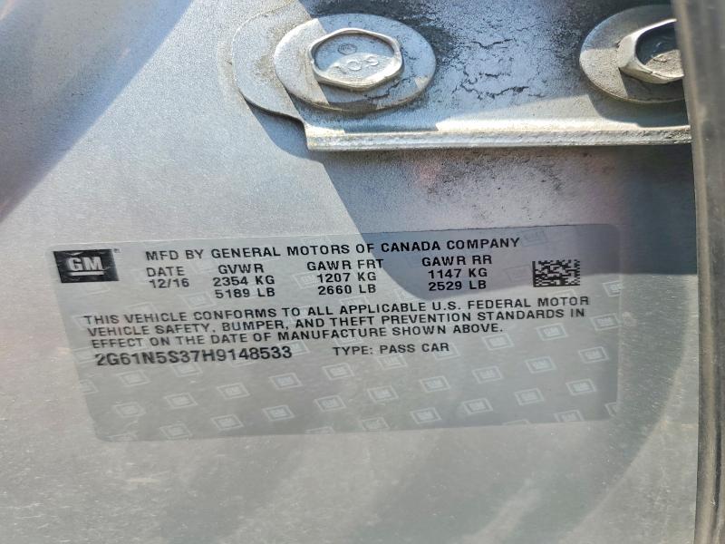 2017 Cadillac Xts მანქანა იყიდება აუქციონზე, vin: 2G61N5S37H9148533, აუქციონის ნომერი: 62308196