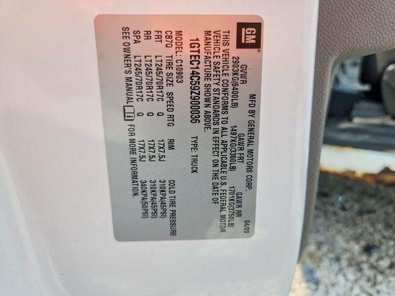 Продажа на аукционе авто 2009 Gmc Sierra, vin: 1GTEC14C59Z900036, номер лота: 61232636