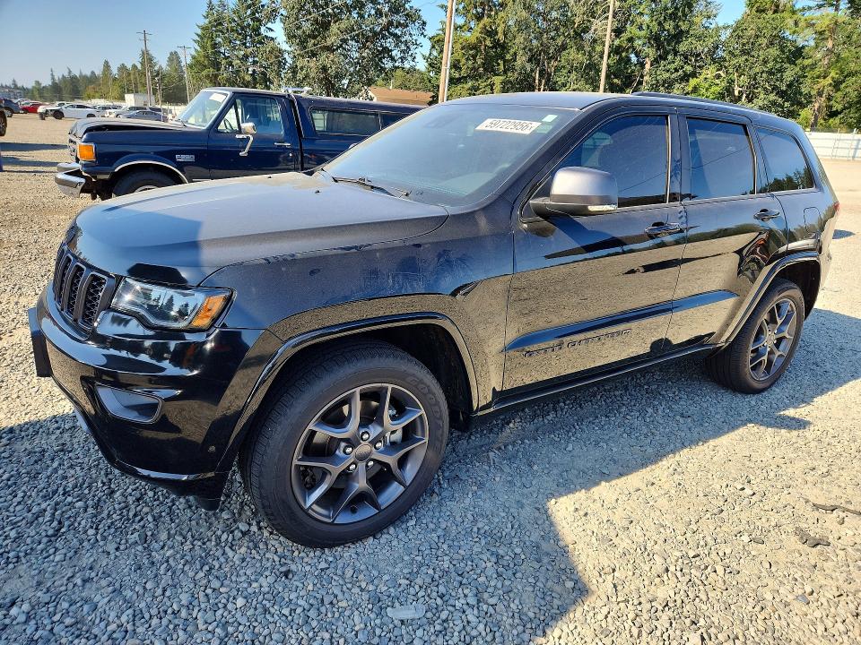 59722956 :رقم المزاد ، 1C4RJFBG2MC502921 vin ، 2021 Jeep Grand Cherokee مزاد بيع