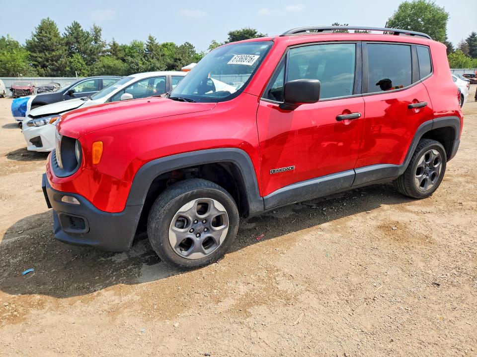 61360916 :رقم المزاد ، ZACCJBABXJPH20200 vin ، 2018 Jeep Renegade مزاد بيع