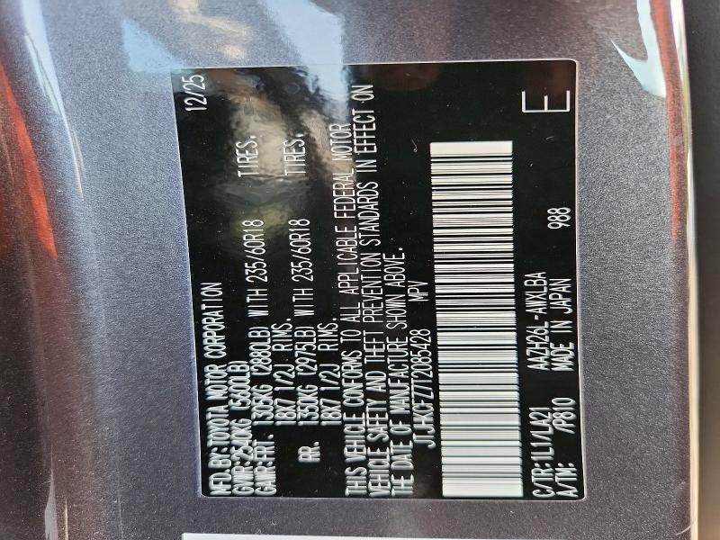 Продаж на аукціоні авто 2026 Lexus Nx 450h+, vin: JTJHKCFZ7T2085428, номер лоту: 62005116