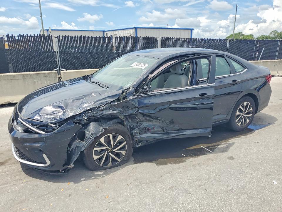 2025 Volkswagen Jetta მანქანა იყიდება აუქციონზე, vin: 3VW5X7BU5SM065465, აუქციონის ნომერი: 59269536