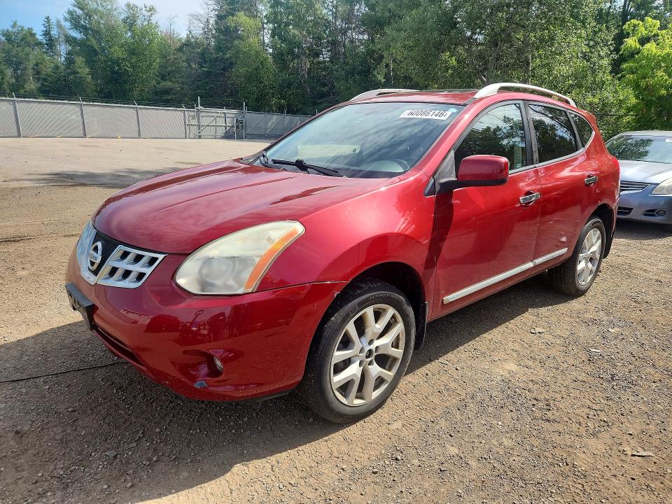 2011 Nissan Rogue მანქანა იყიდება აუქციონზე, vin: JN8AS5MV4BW257233, აუქციონის ნომერი: 60086146