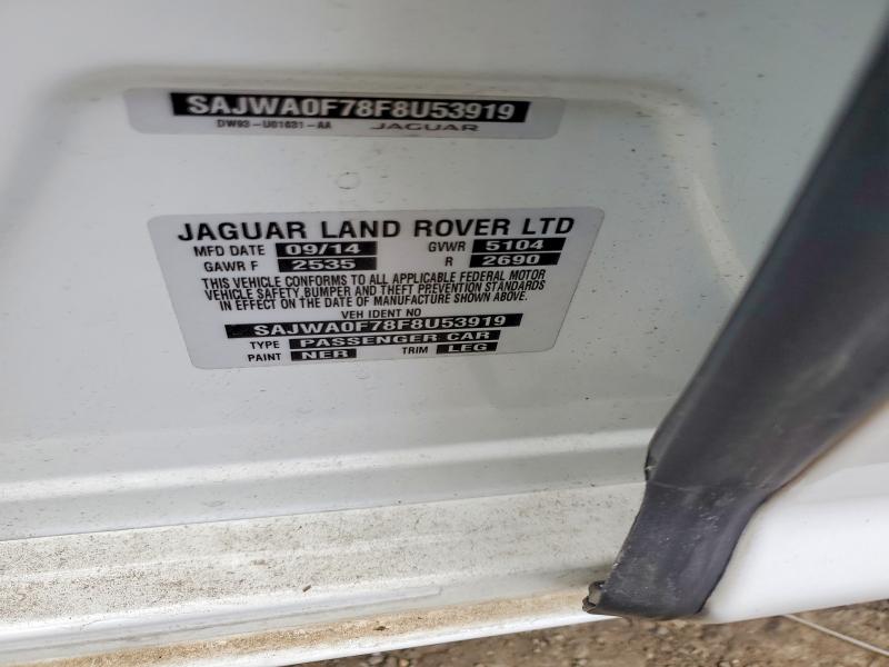 60835506 :رقم المزاد ، SAJWA0F78F8U53919 vin ، 2015 Jaguar Xf مزاد بيع