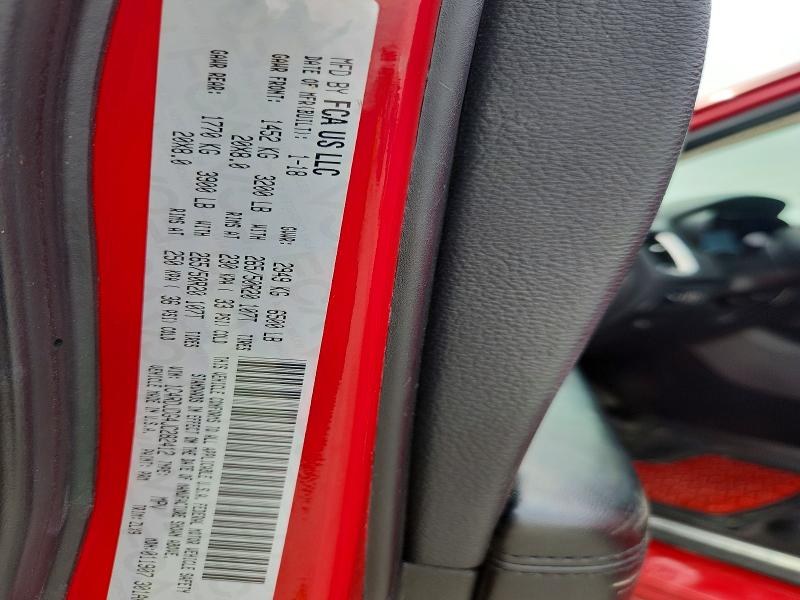 59885646 :رقم المزاد ، 1C4RDJDG4JC282412 vin ، 2018 Dodge Durango مزاد بيع