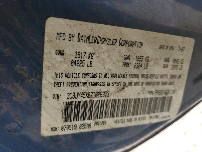 Aukcja sprzedaży 2007 Chrysler Pt Cruiser, vin: 3C3JY45X67T626373, numer aukcji: 60212196