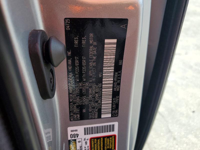 63239436 :رقم المزاد ، 5TDJRKEC1SS255166 vin ، 2025 Toyota Sienna مزاد بيع