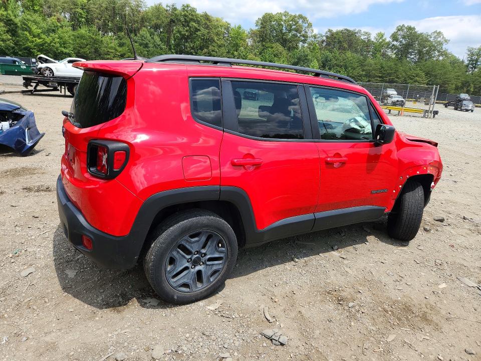 2020 Jeep Renegade მანქანა იყიდება აუქციონზე, vin: ZACNJBABXLPL30674, აუქციონის ნომერი: 62807576