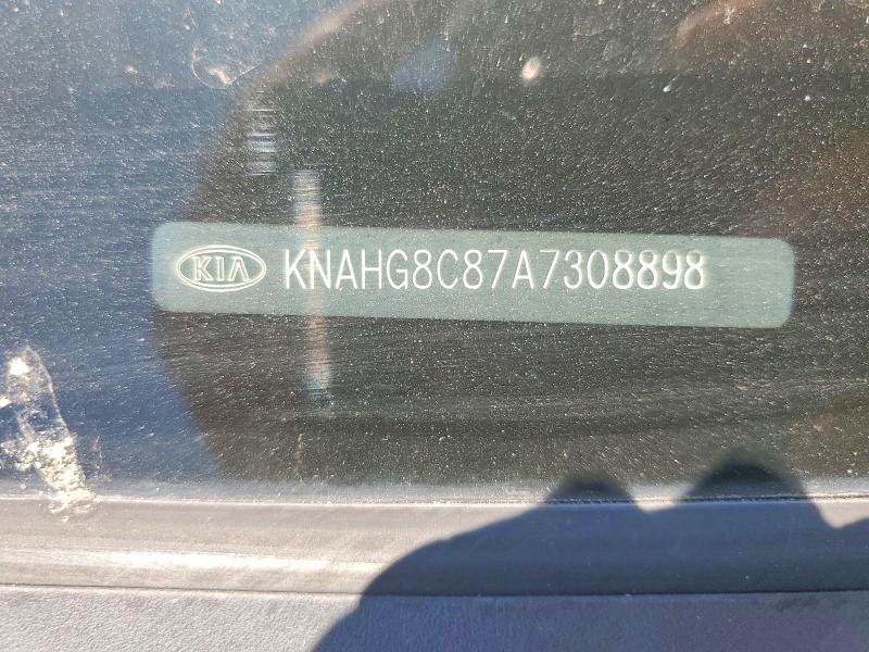 Продаж на аукціоні авто 2010 Kia Rondo, vin: KNAHG8C87A7308898, номер лоту: 61364456