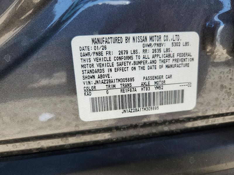 Продажа на аукционе авто 2026 Nissan Leaf, vin: JN1AZ2BA1TM305695, номер лота: 60233916