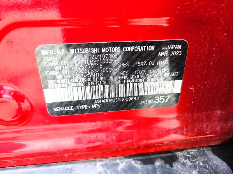 Продаж на аукціоні авто 2023 Mitsubishi Outlander Sport, vin: JA4ARUAU3PU009663, номер лоту: 60133776