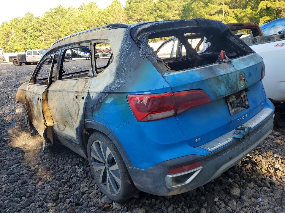 61620816 :رقم المزاد ، 3VVWX7B2XNM060905 vin ، 2022 Volkswagen Taos مزاد بيع