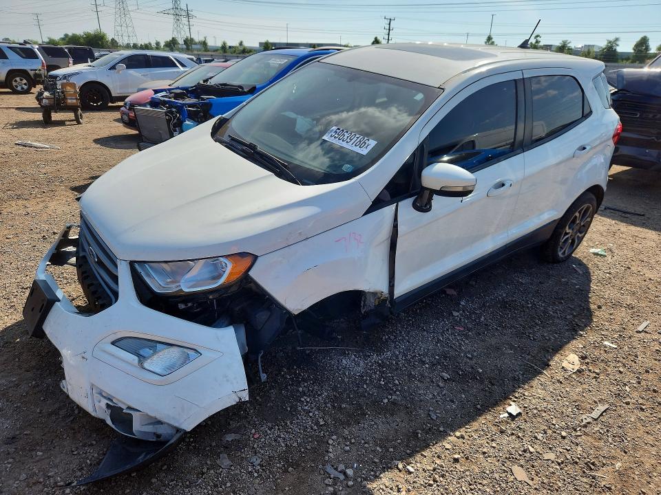 2018 Ford Ecosport მანქანა იყიდება აუქციონზე, vin: MAJ6P1UL0JC239022, აუქციონის ნომერი: 59639186