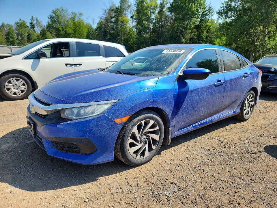 2016 Honda Civic მანქანა იყიდება აუქციონზე, vin: 2HGFC2F77GH041010, აუქციონის ნომერი: 61538316