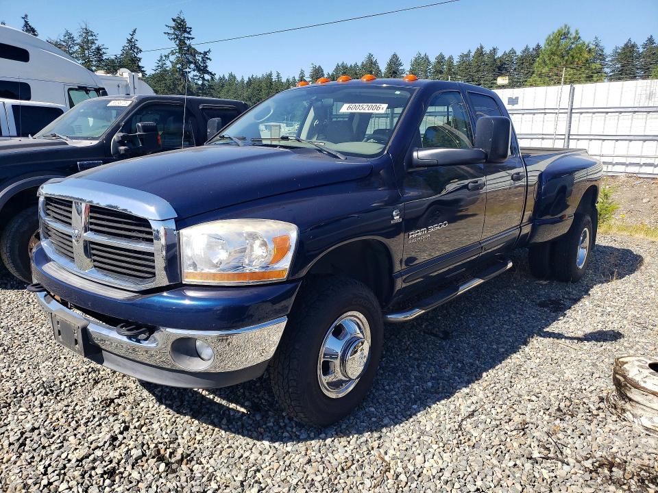 60052006 :رقم المزاد ، 3D7MX48C06G260704 vin ، 2006 Dodge Ram 3500 مزاد بيع