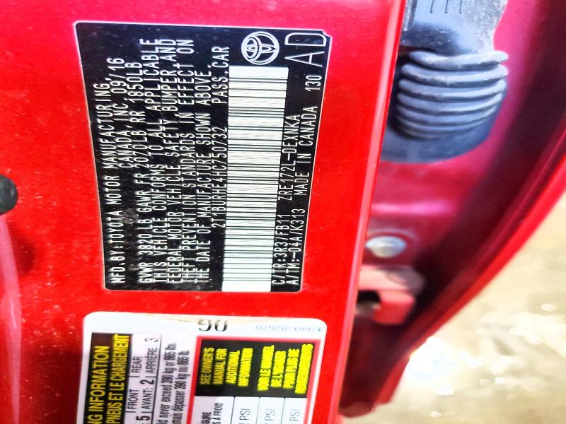 2017 Toyota Corolla მანქანა იყიდება აუქციონზე, vin: 2T1BURHE4HC750732, აუქციონის ნომერი: 60042776