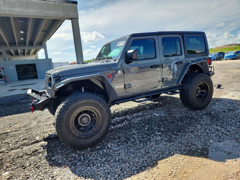 59671716 :رقم المزاد ، 1C4HJXEN2KW594555 vin ، 2019 Jeep Wrangler Unlimited مزاد بيع
