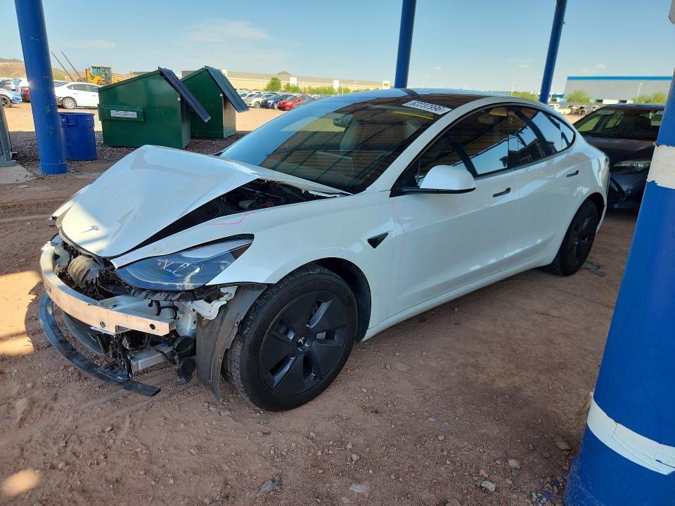 2023 Tesla Model 3 მანქანა იყიდება აუქციონზე, vin: 5YJ3E1EA8PF697015, აუქციონის ნომერი: 62237996