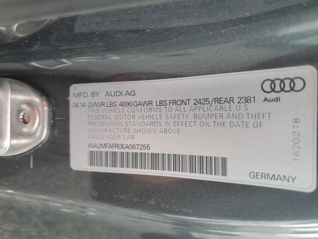 Aukcja sprzedaży 2014 Audi A5, vin: WAUMFAFR0EA067255, numer aukcji: 63230046