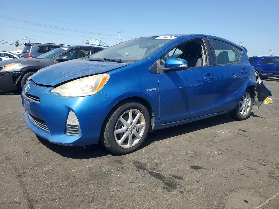 Продаж на аукціоні авто 2012 Toyota Prius C, vin: JTDKDTB38C1009954, номер лоту: 62896636