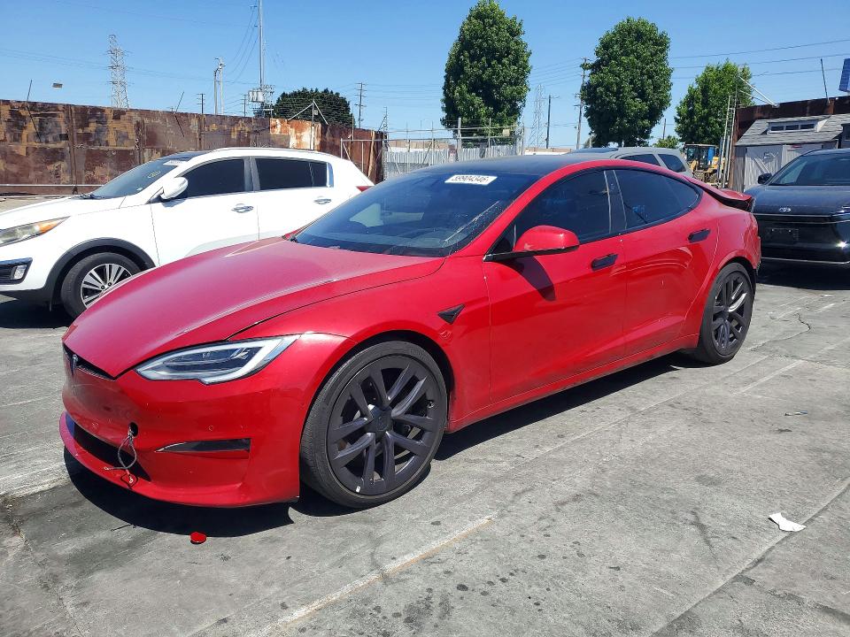 Продаж на аукціоні авто 2021 Tesla Model S, vin: 5YJSA1E69MF443747, номер лоту: 59904346