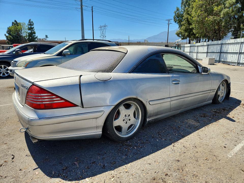 59739736 :رقم المزاد ، WDBPJ78J11A009706 vin ، 2001 Mercedes-benz Cl مزاد بيع