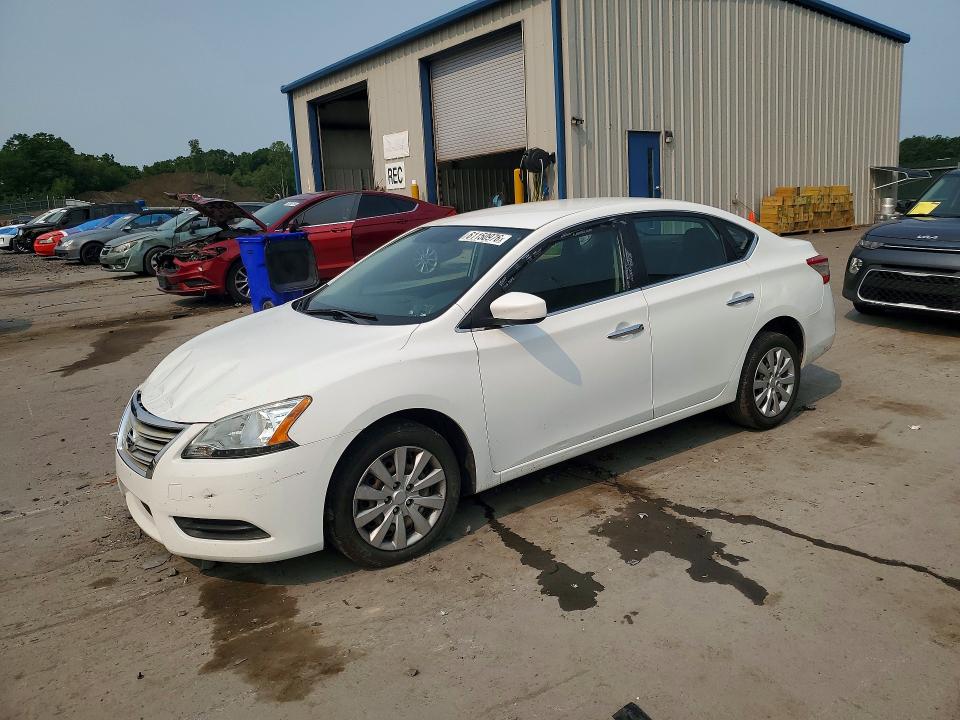 2015 Nissan Sentra მანქანა იყიდება აუქციონზე, vin: 3N1AB7AP7FY248024, აუქციონის ნომერი: 61150976