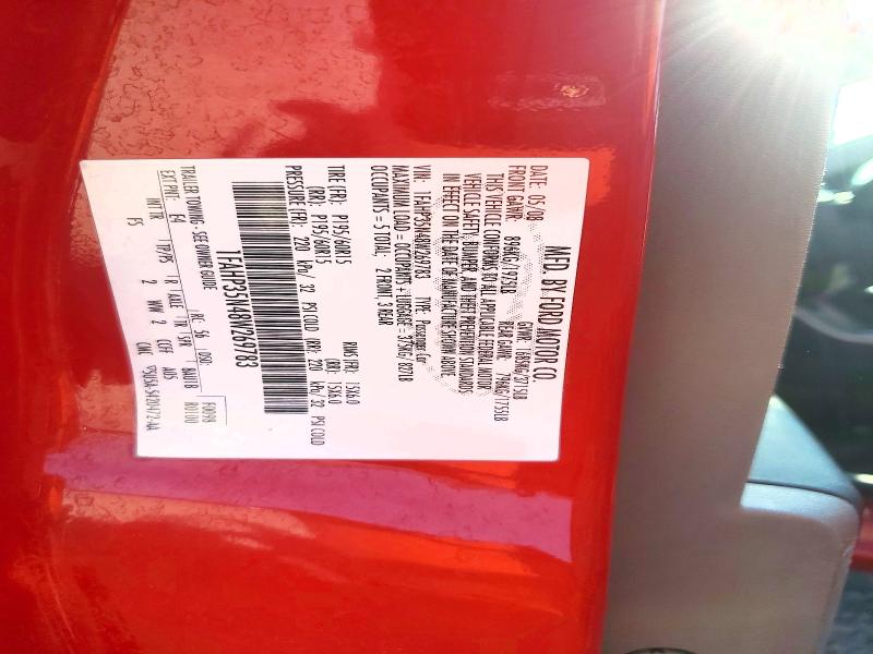 Aukcja sprzedaży 2008 Ford Focus, vin: 1FAHP35N48W269783, numer aukcji: 61635626