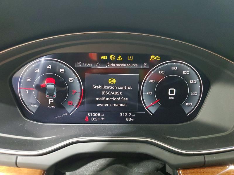 Продаж на аукціоні авто 2022 Audi Q5, vin: WA1EAAFY5N2054776, номер лоту: 62032476