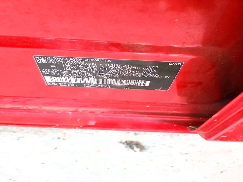 2008 Toyota Rav4 მანქანა იყიდება აუქციონზე, vin: JTMZD33V186071642, აუქციონის ნომერი: 62432866