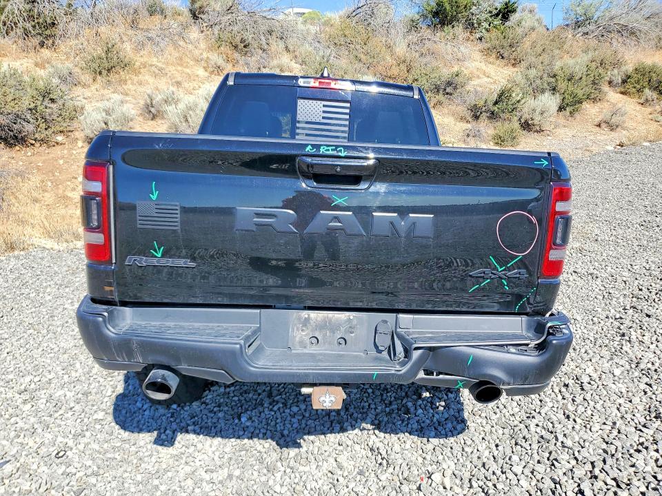 61973106 :رقم المزاد ، 1C6SRFLT8MN523807 vin ، 2021 Ram 1500 مزاد بيع