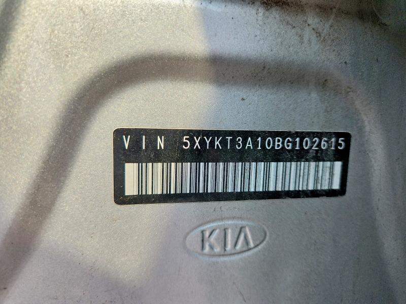 60753996 :رقم المزاد ، 5XYKT3A10BG102615 vin ، 2011 Kia Sorento مزاد بيع