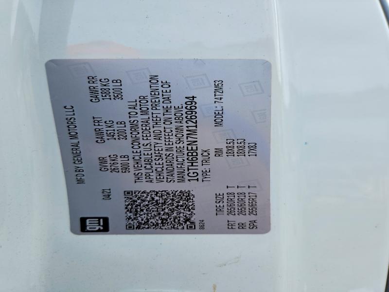Aukcja sprzedaży 2021 Gmc Canyon, vin: 1GTH6BEN7M1269694, numer aukcji: 59347876