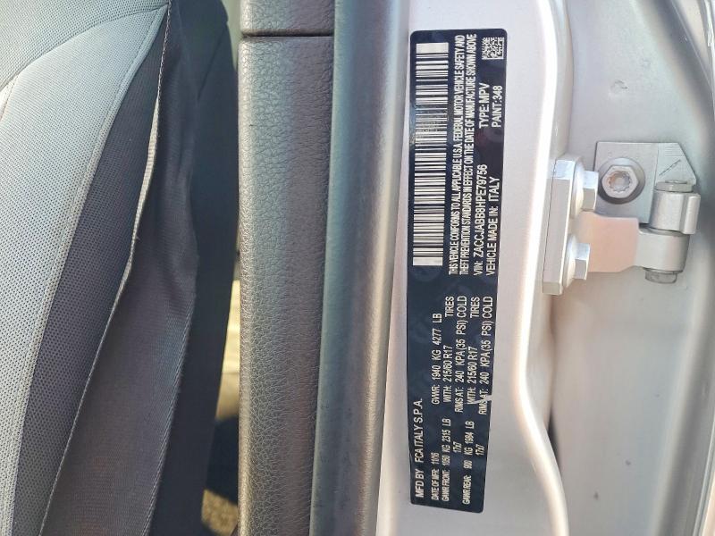 Aukcja sprzedaży 2017 Jeep Renegade, vin: ZACCJABB8HPE79756, numer aukcji: 61425536