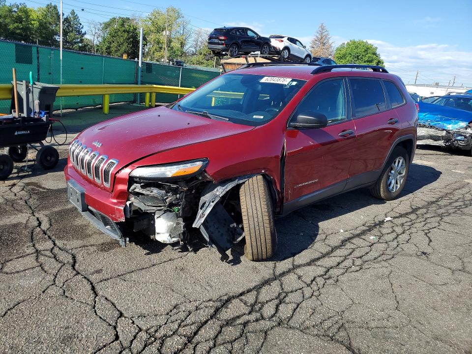 62043876 :رقم المزاد ، 1C4PJMAS9HW567416 vin ، 2017 Jeep Cherokee مزاد بيع